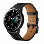 lederen bandje - Zwart - Huawei Watch GT 2 &amp; GT 3 - 42mm