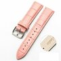 Crocodile leren bandje - Roze - Huawei Watch GT 2 &amp; GT 3 - 42mm