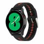 Dot Pattern siliconen bandje - Zwart met rood - Huawei Watch GT 2 Pro / GT 3 Pro - 46mm