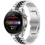 Stalen band - Zilver / zwart - Huawei Watch GT 2 Pro / GT 3 Pro - 46mm