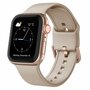 Soft siliconen bandje met gespsluiting - Cappuccino - Geschikt voor Apple Watch 38mm / 40mm / 41mm / 42mm