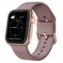 Soft siliconen bandje met gespsluiting - Paarsbruin - Geschikt voor Apple Watch 38mm / 40mm / 41mm / 42mm