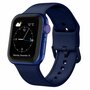 Soft siliconen bandje met gespsluiting - Nachtblauw - Geschikt voor Apple Watch 38mm / 40mm / 41mm / 42mm