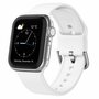 Soft siliconen bandje met gespsluiting - Wit - Geschikt voor Apple Watch 44mm / 45mm&nbsp;/ 46mm / 49mm