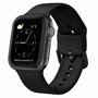 Soft siliconen bandje met gespsluiting - Zwart - Geschikt voor Apple Watch 44mm / 45mm&nbsp;/ 46mm / 49mm