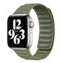 Denim nylon bandje - Groen - Geschikt voor Apple Watch 44mm / 45mm&nbsp;/ 46mm / 49mm