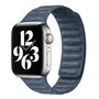 Denim nylon bandje - Donkerblauw - Geschikt voor Apple Watch 44mm / 45mm&nbsp;/ 46mm / 49mm