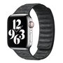 Denim nylon bandje - Zwart - Geschikt voor Apple Watch 44mm / 45mm&nbsp;/ 46mm / 49mm