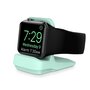 Siliconen Apple Watch houder - Mint groen - Geschikt voor alle series Apple Watch