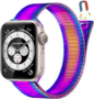 Magnetische stalen band - Zeer sterke magneet - Multicolor - Geschikt voor Apple Watch 44mm / 45mm&nbsp;/ 46mm / 49mm