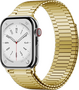 Magnetische stalen band - Zeer sterke magneet - Goud - Geschikt voor Apple Watch 44mm / 45mm&nbsp;/ 46mm / 49mm