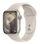 Rubberen sportbandje - Sterrenlicht / starlight - Geschikt voor Apple Watch 44mm / 45mm&nbsp;/ 46mm / 49mm