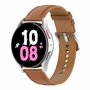 Luxe leren bandje - Lichtbruin - Samsung Galaxy Watch 7 - 40mm / 44mm &amp; Watch FE