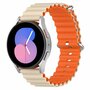 Ocean Style bandje - Beige / oranje - Samsung Galaxy watch 7 - 40mm &amp; 44mm