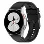 Siliconen gesp bandje - Zwart - Samsung Galaxy watch 7 - 40mm &amp; 44mm