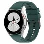 Siliconen gesp bandje - Groen - Samsung Galaxy watch 7 - 40mm &amp; 44mm