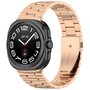 Stalen schakelband - Ros&eacute; goud - Samsung Galaxy Watch Ultra 47mm