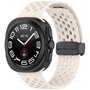 D-buckle siliconen sportband - Starlight / sterrenlicht - Samsung Galaxy Watch Ultra 47mm