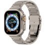 Titanium H-type schakelband  - Titanium kleur - Geschikt voor Apple Watch 44mm / 45mm / 46mm / 49mm