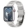 Titanium Premium Link bandje  - Zilver - Geschikt voor Apple Watch 44mm / 45mm&nbsp;/ 46mm / 49mm