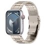 Titanium Premium Link bandje  - Titanium kleur - Geschikt voor Apple Watch 44mm / 45mm&nbsp;/ 46mm / 49mm