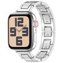 Slim Stainless steel quick-release band (small) - Zilver - Geschikt voor Apple watch 44mm / 45mm&nbsp;/ 46mm / 49mm