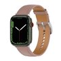 Luxe leren bandje - Oudroze - Geschikt voor Apple Watch 38mm / 40mm / 41mm / 42mm