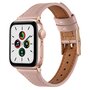 Leren bandje - Lichtroze - Geschikt voor Apple Watch 44mm / 45mm&nbsp;/ 46mm / 49mm