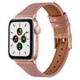 Leren bandje - Oudroze - Geschikt voor Apple Watch 44mm / 45mm&nbsp;/ 46mm / 49mm