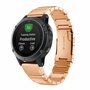 Stainless steel schakelband - Ros&eacute; goud - Garmin Fenix 8 - 43mm