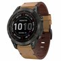 Leren bandje - Lichtbruin - Garmin Fenix 8 - 47mm