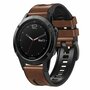 leer + siliconen bandje - Bruin - Garmin Fenix 8 - 47mm