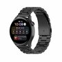 Stalen schakelband - Zwart - Huawei Watch GT 5 (Pro) / GT 4 / GT 3 / GT 2 - 46mm