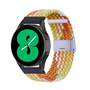 Braided nylon bandje - Geel / oranje - Huawei Watch GT 5 (Pro) / GT 4 / GT 3 / GT 2 - 46mm