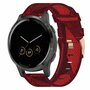 Huawei Watch GT 4 / GT 5 (41mm) &amp; GT 5 Pro (42mm) - Canvas nylon bandje - Rood