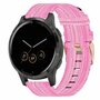 Huawei Watch GT 4 / GT 5 (41mm) &amp; GT 5 Pro (42mm) - Canvas nylon bandje - Roze