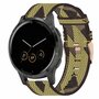 Huawei Watch GT 4 / GT 5 (41mm) &amp; GT 5 Pro (42mm) - Canvas nylon bandje - Geel