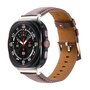 Premium leren bandje - Bruin - Samsung Galaxy Watch Ultra bandjes - 47mm