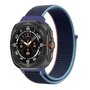 Nylon loop bandje - Donkerblauw - Samsung Galaxy Watch Ultra 47mm