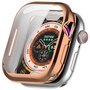 Apple Watch TPU case - Champagne / Ros&eacute; goud - Geschikt voor Apple Watch 46mm