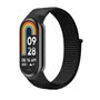 Sport loop nylon bandje - Zwart - Xiaomi Smart band 8