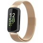 Fitbit Inspire 3 - Milanese bandje - Vintage goud