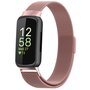 Fitbit Inspire 3 - Milanese bandje - Ros&eacute; goud