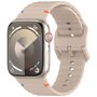 Wave sportband - Cappuccino - Geschikt voor Apple Watch 38mm / 40mm / 41mm / 42mm