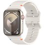 Wave sportband - Sterrenlicht / starlight - Geschikt voor Apple Watch 44mm / 45mm / 46mm / 49mm