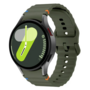 Wave Sportband met aansluitknop - Donkergroen -  Samsung Galaxy Watch 4 Classic - 42mm &amp; 46mm