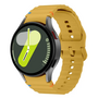 Wave Sportband met aansluitknop - Oker -  Samsung Galaxy Watch 4 Classic - 42mm &amp; 46mm