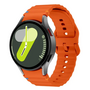 Wave Sportband met aansluitknop - Oranje -  Samsung Galaxy Watch 4 - 40mm &amp; 44mm