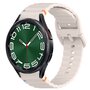 Wave Sportband met aansluitknop - Sterrenlicht -  Samsung Galaxy Watch 6 Classic - 47mm &amp; 43mm