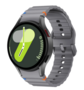 Wave Sportband met aansluitknop - Donkergrijs -  Samsung Galaxy Watch 7 - 40mm / 44mm &amp; Watch FE